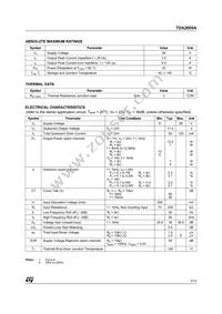 TDA2009A Datasheet Page 3