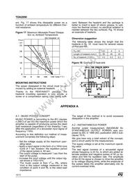 TDA2050H Datasheet Page 10