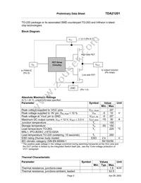 TDA21201P7 Datasheet Page 2