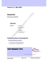 TDA21801 Datasheet Cover