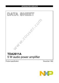 TDA2611A/N5,112 Cover