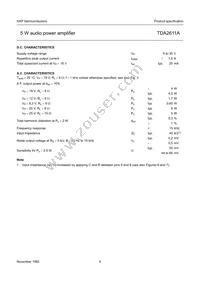 TDA2611A/N5 Datasheet Page 5