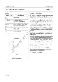 TDA2614/N1 Datasheet Page 4