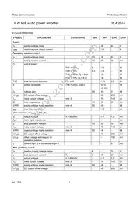 TDA2614/N1 Datasheet Page 6