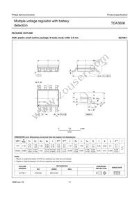 TDA3606T/N1 Datasheet Page 11