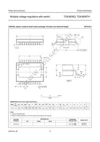 TDA3608TH/N3C Datasheet Page 17