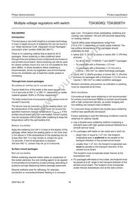 TDA3608TH/N3C Datasheet Page 18