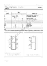 TDA3616T/N1 Datasheet Page 4