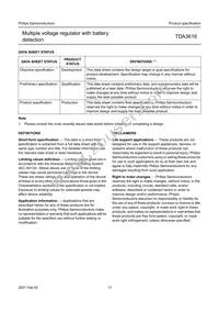 TDA3616T/N1 Datasheet Page 17