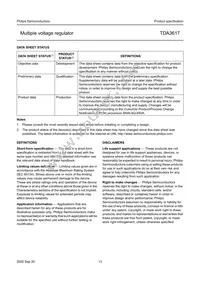 TDA3617J/N1C Datasheet Page 13