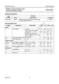 TDA3618JR/N1C Datasheet Page 3