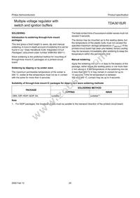 TDA3618JR/N1C Datasheet Page 20