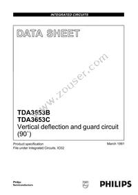 TDA3653B/N2 Datasheet Cover