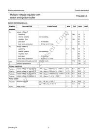 TDA3681ATH/N1C Datasheet Page 3