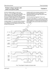 TDA3681ATH/N1C Datasheet Page 7