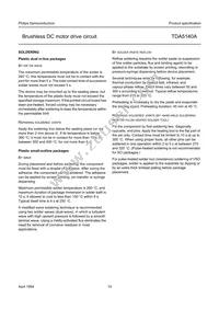 TDA5140AT/C1 Datasheet Page 19