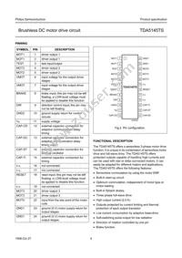 TDA5145TS/C1 Datasheet Page 4