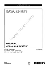 TDA6120Q/N2 Datasheet Cover