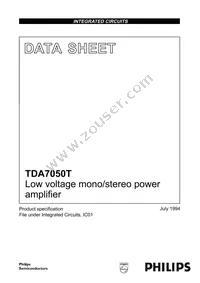 TDA7050T/N3 Datasheet Cover