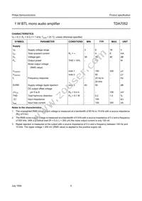 TDA7052/N2 Datasheet Page 5