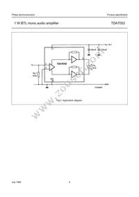 TDA7052/N2 Datasheet Page 6