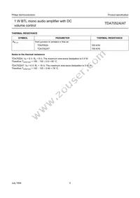 TDA7052AT/N2 Datasheet Page 5