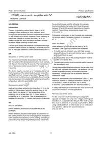 TDA7052AT/N2 Datasheet Page 11