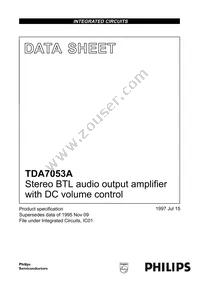 TDA7053AT/N2 Datasheet Cover