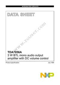 TDA7056A/N2 Datasheet Cover