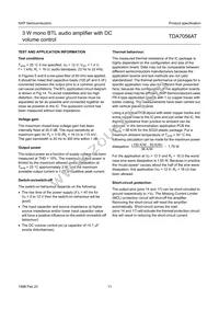 TDA7056AT/N2 Datasheet Page 11