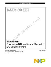 TDA7056B/N1 Datasheet Cover