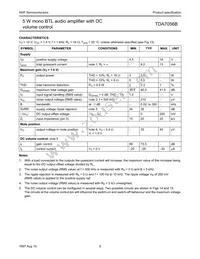 TDA7056B/N1 Datasheet Page 5