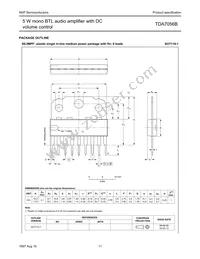 TDA7056B/N1 Datasheet Page 11