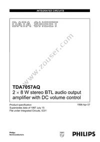 TDA7057AQ/N2 Datasheet Cover