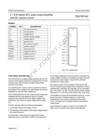 TDA7057AQ/N2 Datasheet Page 4