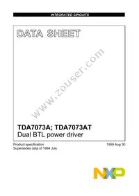 TDA7073AT/N4,118 Cover