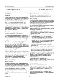TDA7073AT/N4 Datasheet Page 11