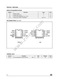 TDA7233D Datasheet Page 2