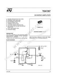 TDA7267 Datasheet Cover