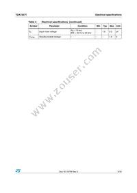 TDA7267T Datasheet Page 5