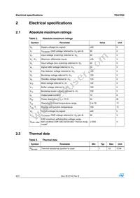 TDA7293HS Datasheet Page 4