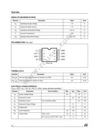 TDA729913TR Datasheet Page 2