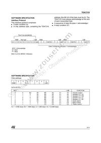 TDA7318D013TR Datasheet Page 9