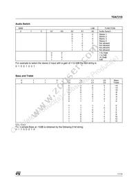 TDA7318D013TR Datasheet Page 11
