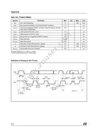 TDA7319 Datasheet Page 8