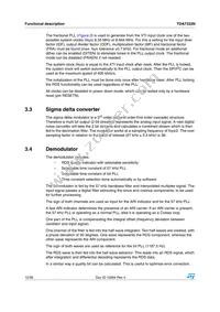 TDA7333NTR Datasheet Page 12