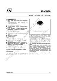 TDA7340G Datasheet Cover