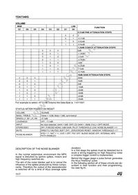 TDA7340G Datasheet Page 16