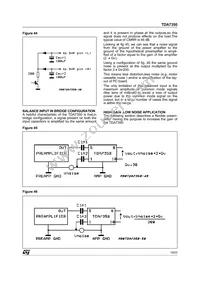 TDA7350 Datasheet Page 19