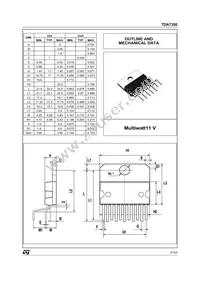 TDA7350 Datasheet Page 21